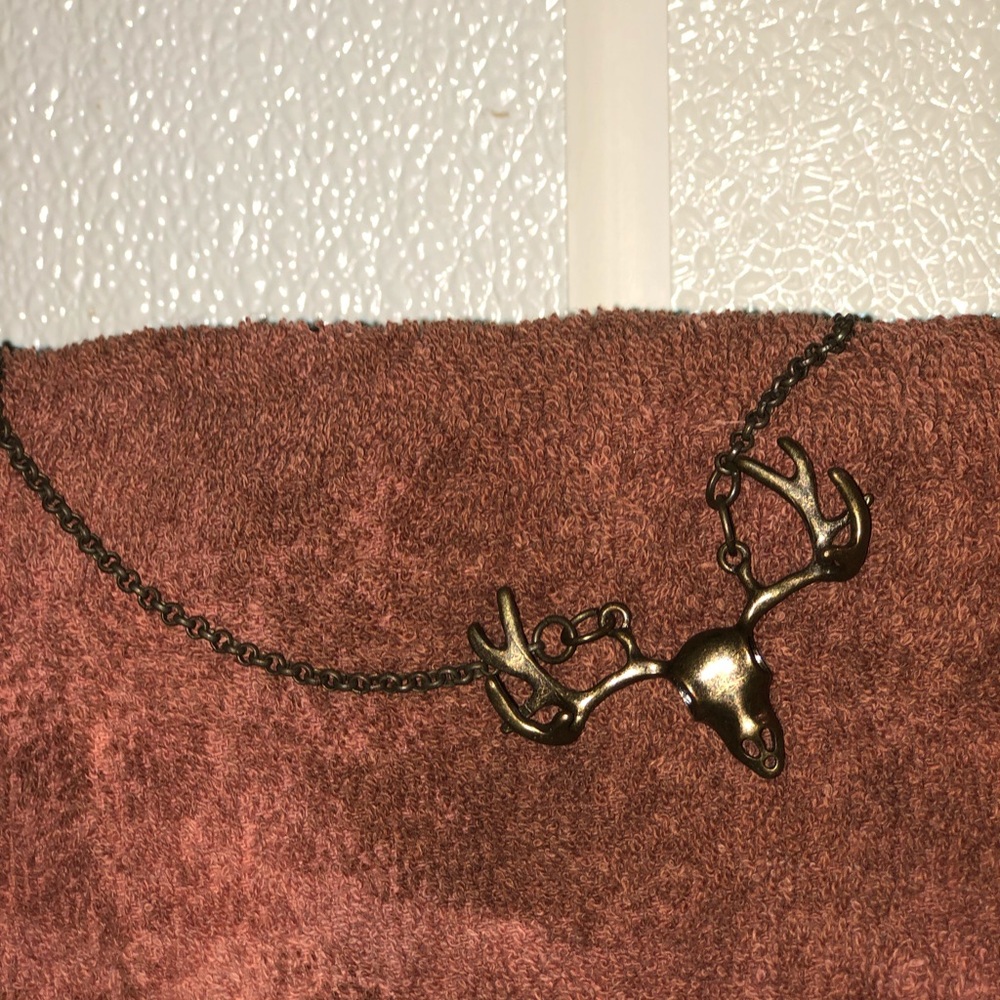 Handmade skull necklace